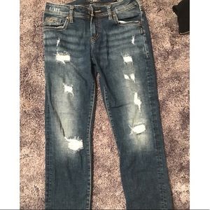Silver Boyfriend Style Jeans!